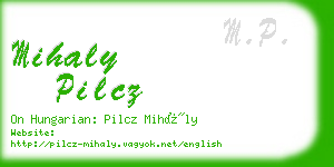 mihaly pilcz business card